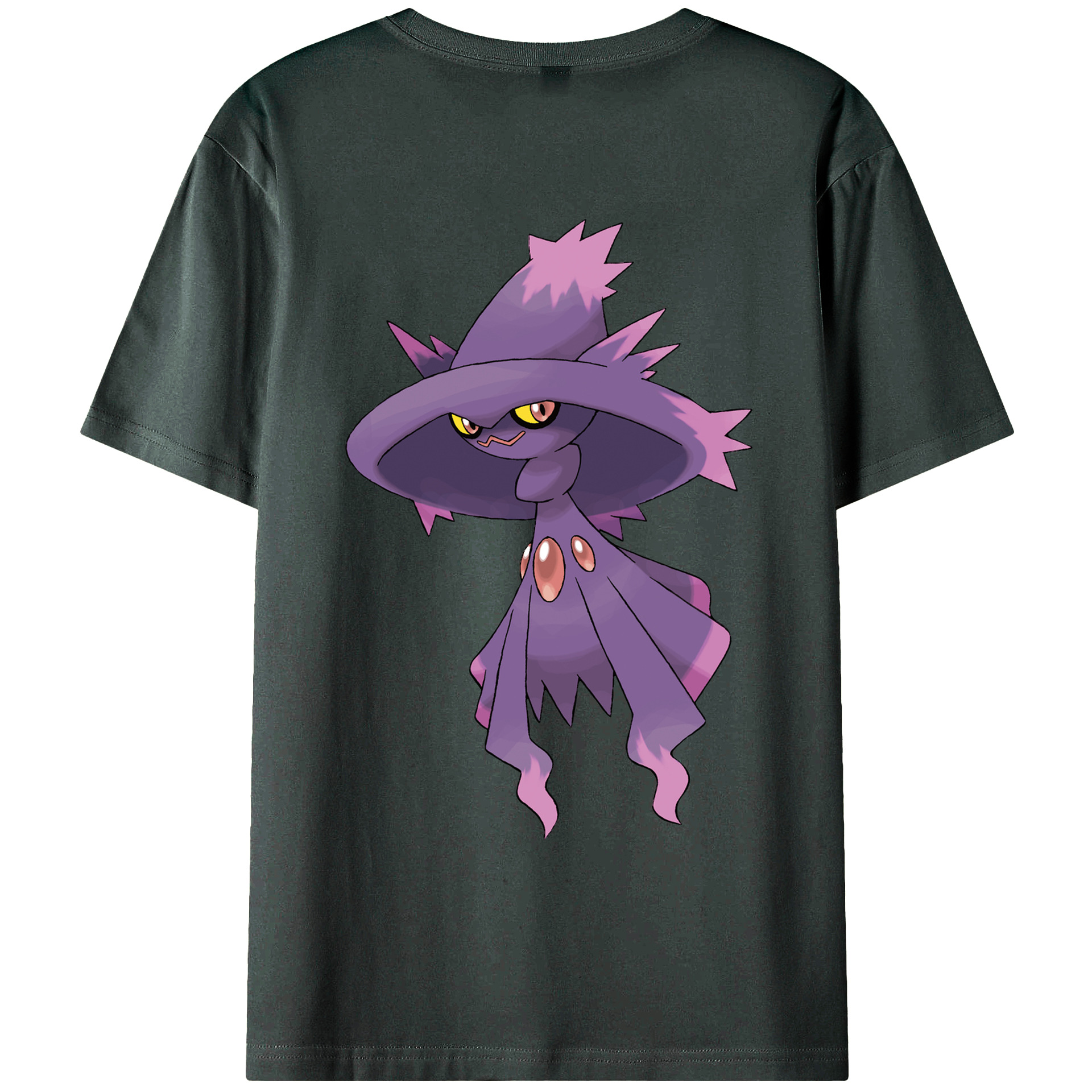 （画像用） ポケットモンスター Pokémon 綿100％ メンズ半袖Tシャツ（バックプリント） 通気性
